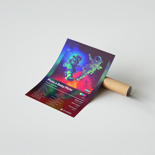 Lil Uzi Vert Pluto x Baby Pluto Album Poster