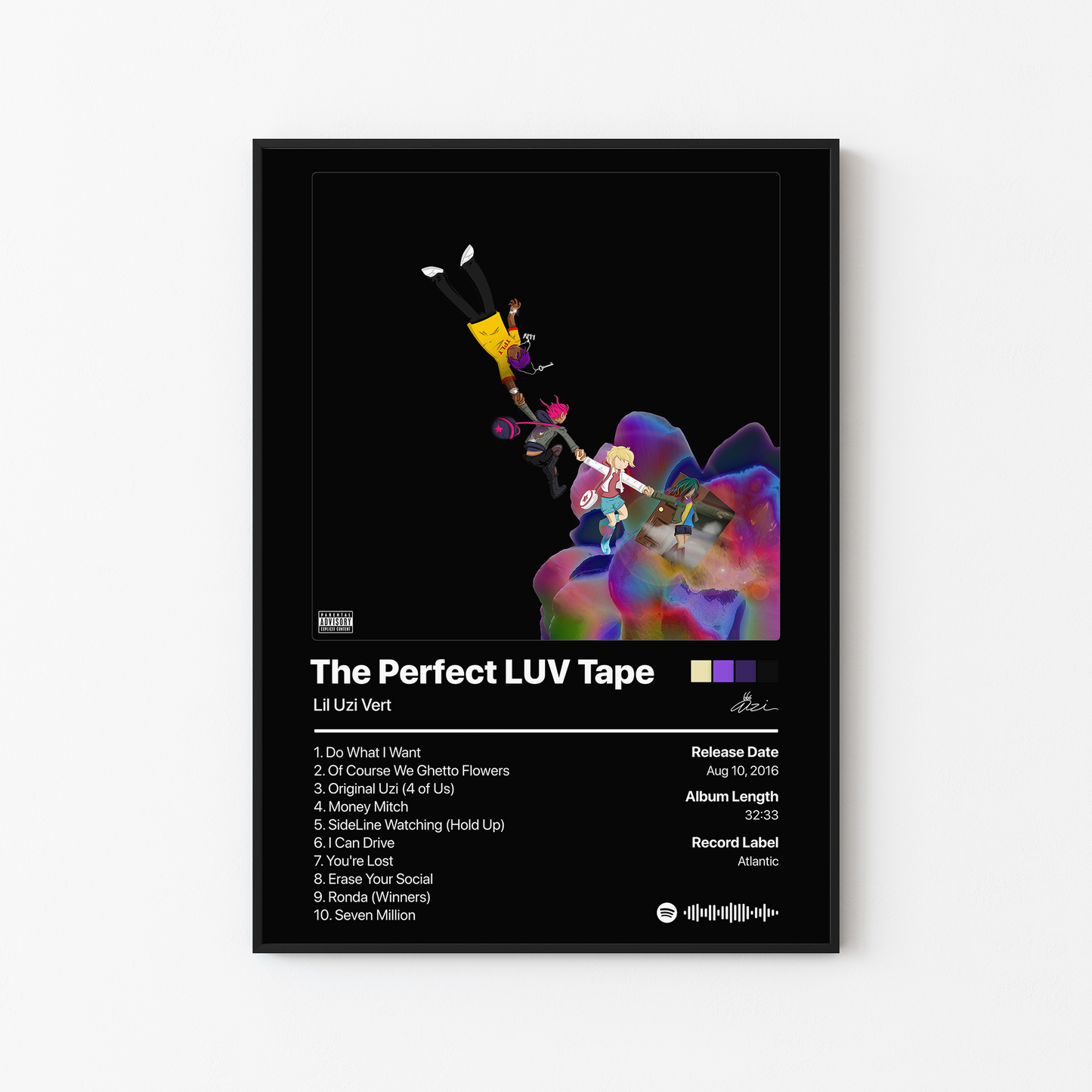 Lil Uzi Vert The Perfect LUV Tape Album Poster
