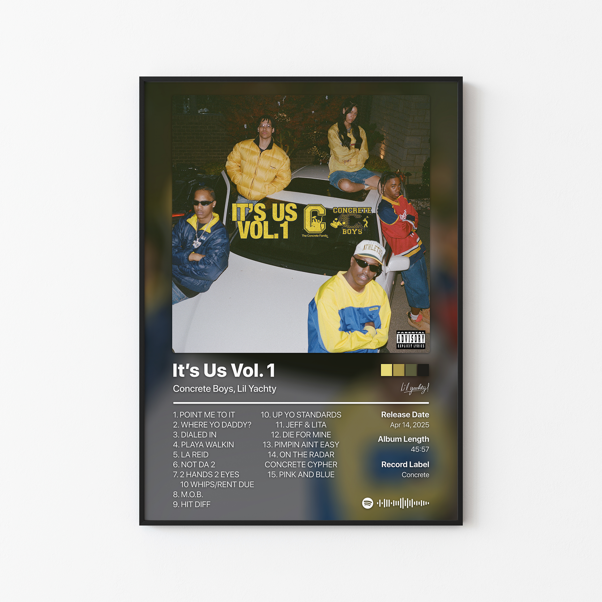 Lil Yachty It's Us Vol. 1 Album Poster