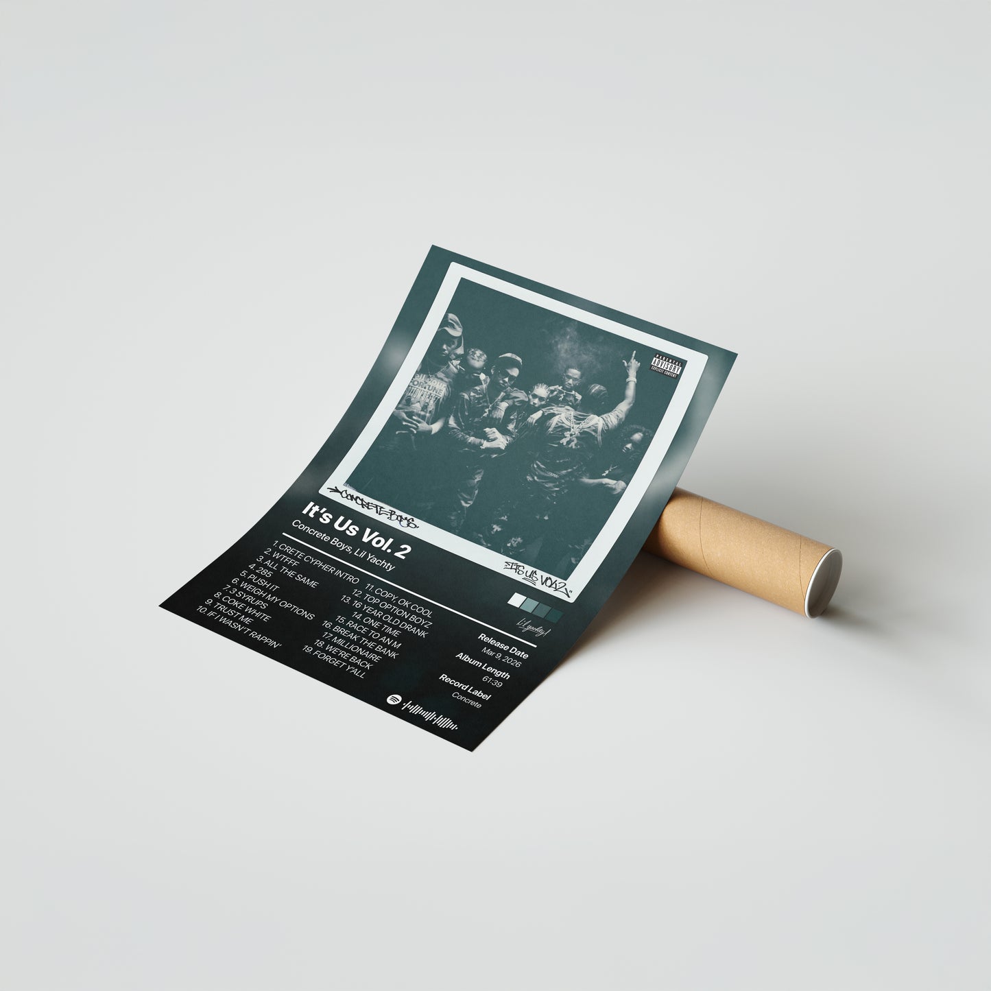 Lil Yachty It's Us Vol. 2 Album Poster
