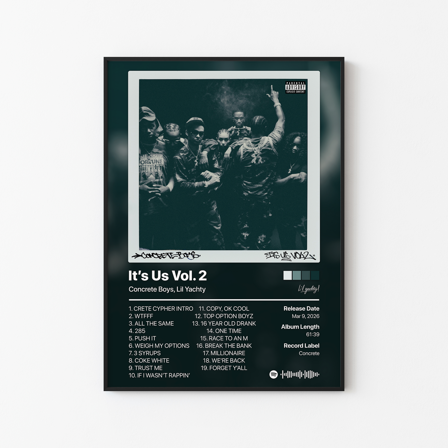 Lil Yachty It's Us Vol. 2 Album Poster