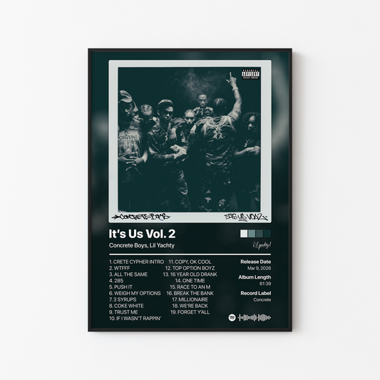 Lil Yachty It's Us Vol. 2 Album Poster