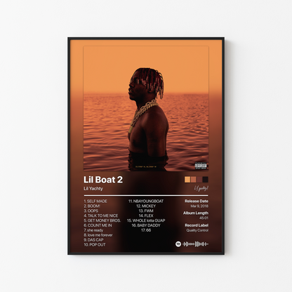 Lil Yachty Lil Boat 2 Album Poster