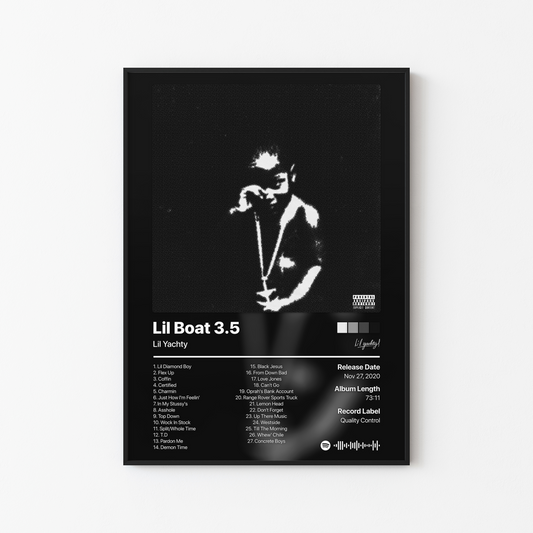 Lil Yachty Lil Boat 3.5 Album Poster