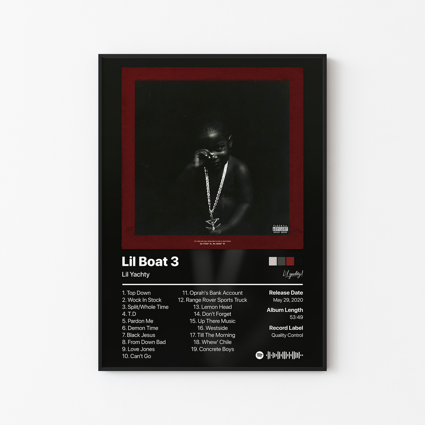 Lil Yachty Lil Boat 3 Album Poster