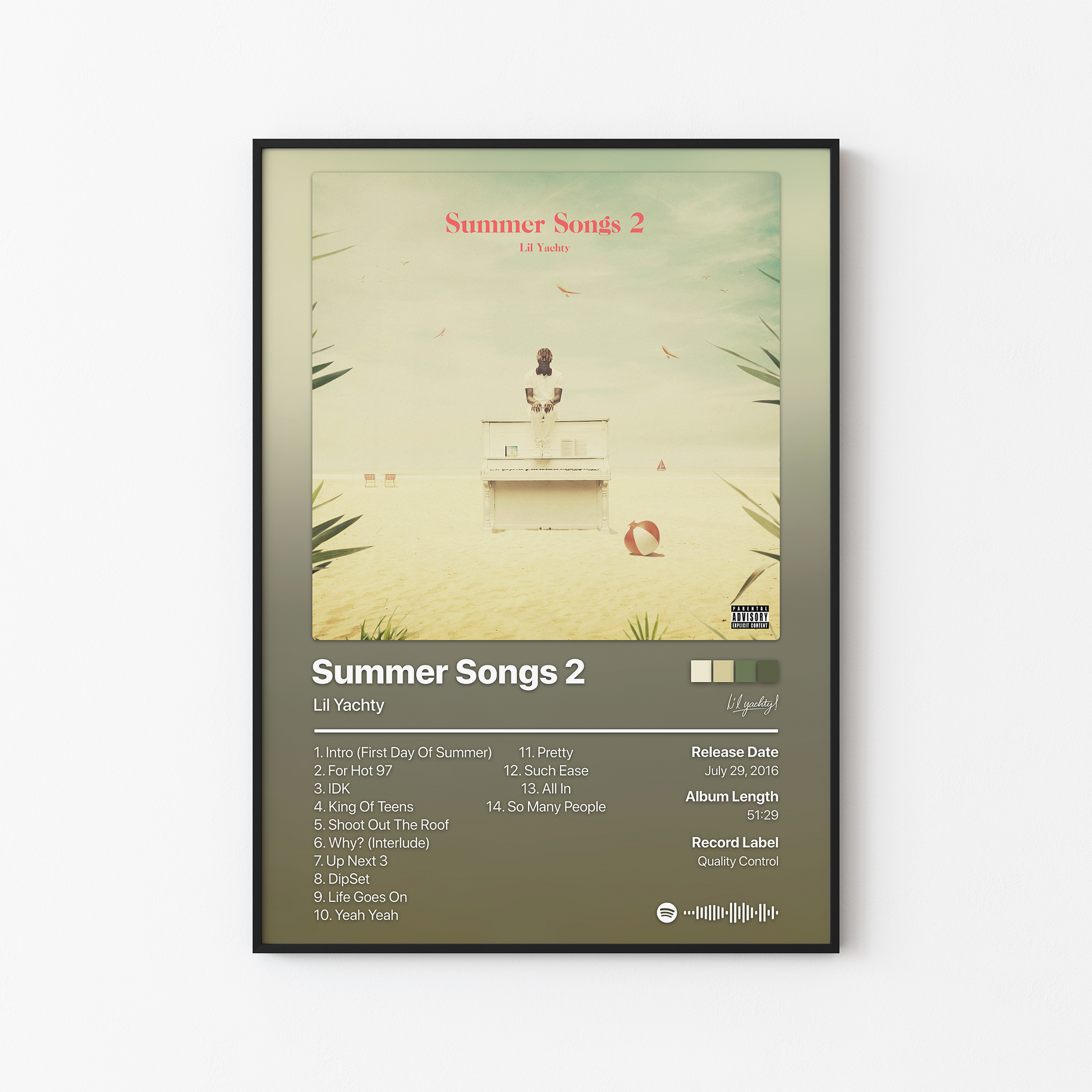 Lil Yachty Summer Songs 2 Album Poster
