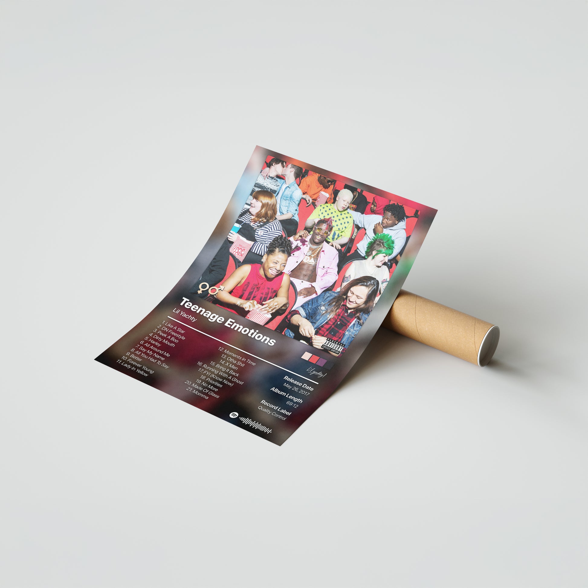 Lil Yachty Teenage Emotions Album Poster