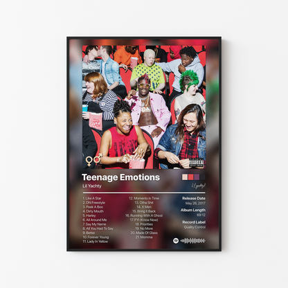 Lil Yachty Teenage Emotions Album Poster