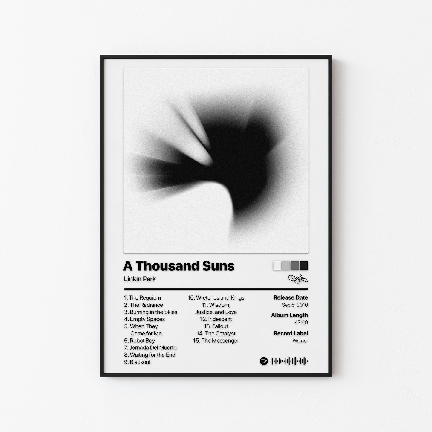 Linkin Park A Thousand Suns Album Poster