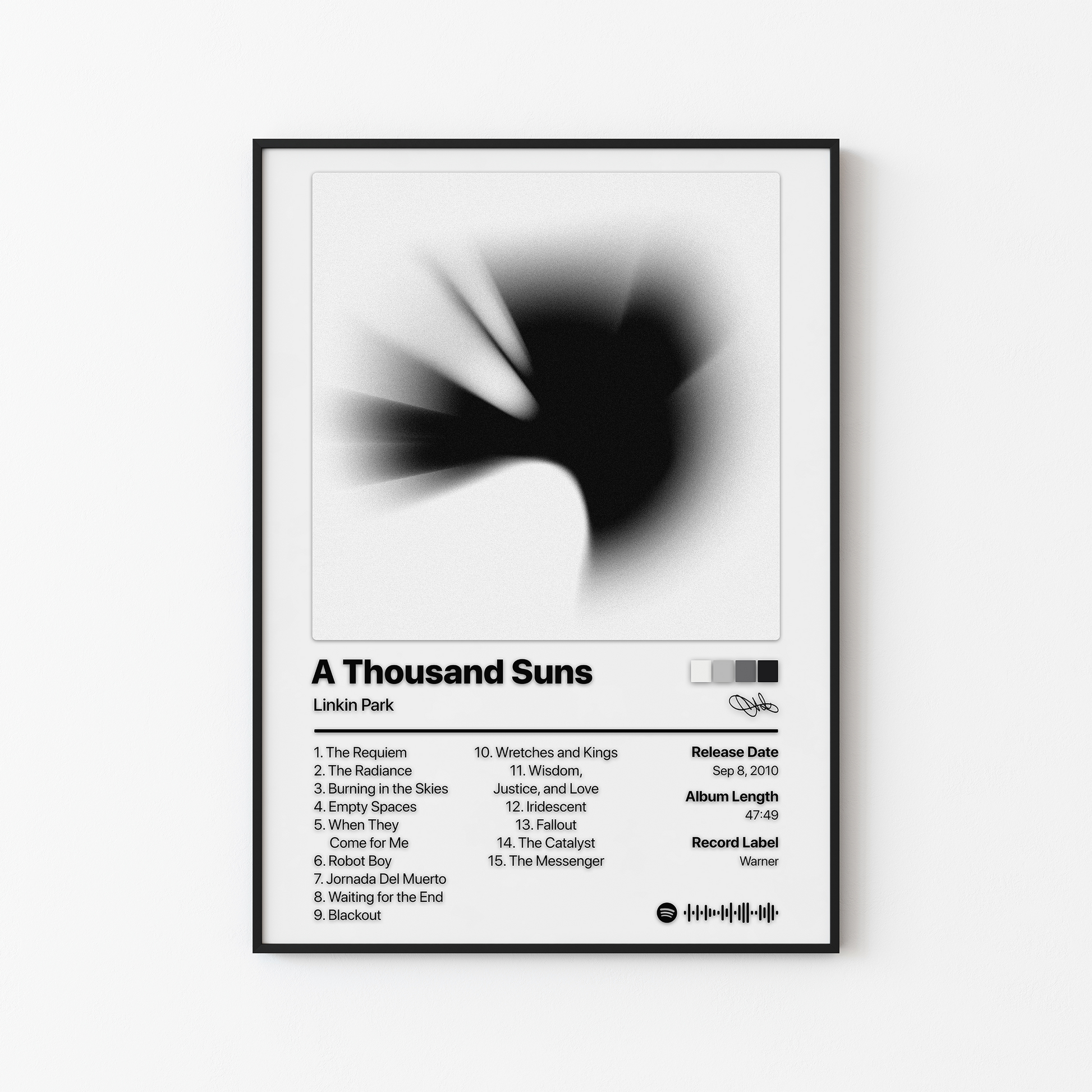 Linkin Park A Thousand Suns Album Poster