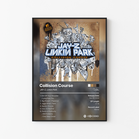 Linkin Park Collision Course Album Poster