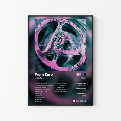 Linkin Park From Zero (Deluxe) Album Poster