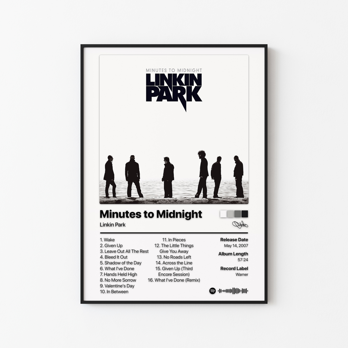 Linkin Park Minutes to Midnight Album Poster