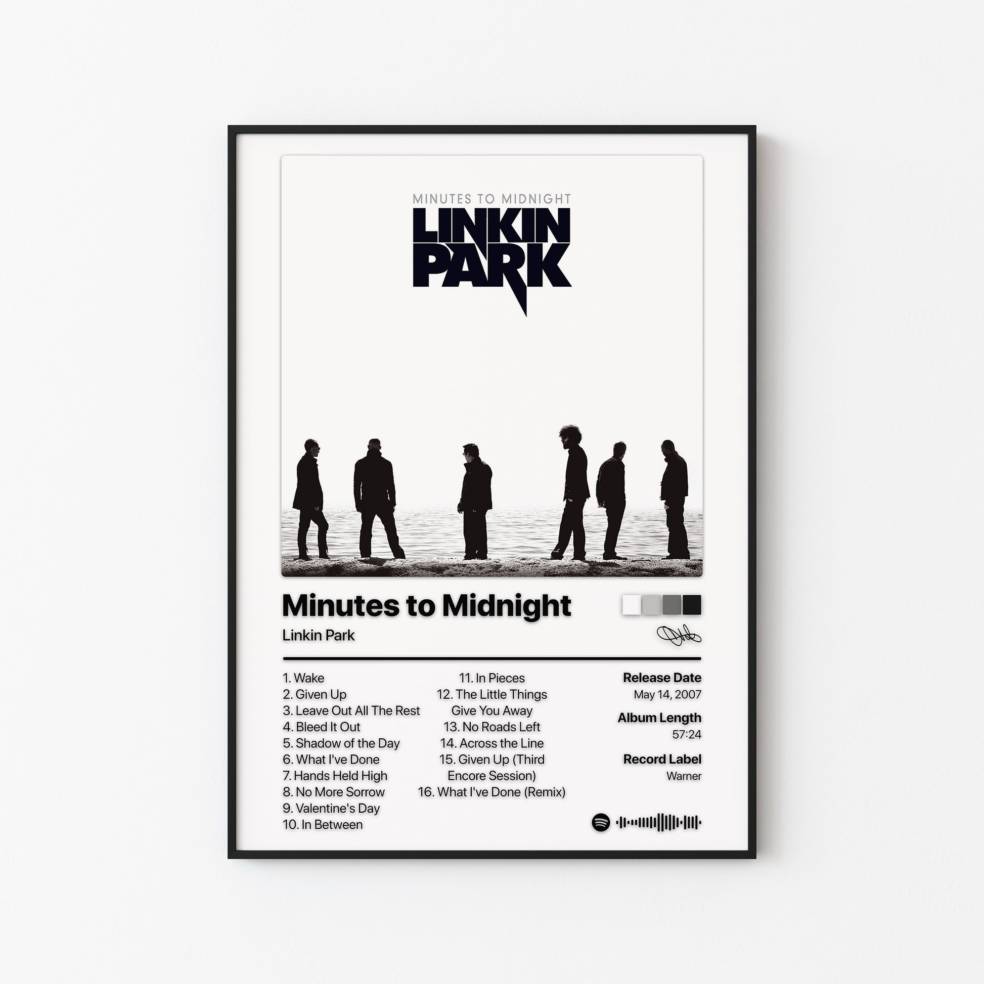 Linkin Park Minutes to Midnight Album Poster