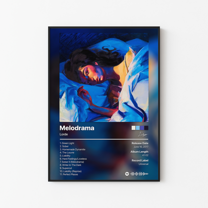 Lorde Melodrama Album Poster
