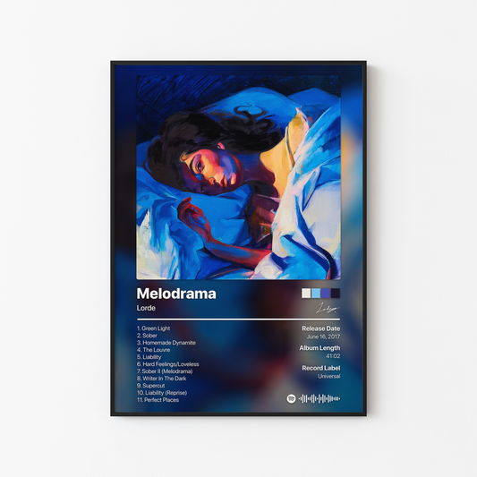 Lorde Melodrama Album Poster