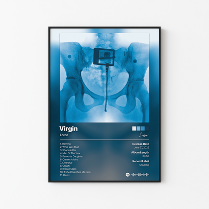Lorde Virgin Album Poster
