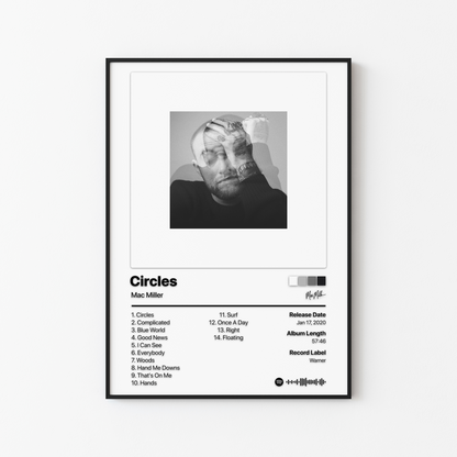 Mac Miller Circles Album Poster