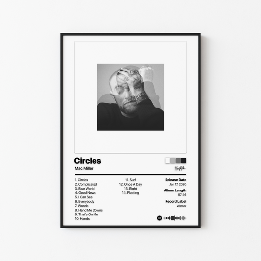 Mac Miller Circles Album Poster