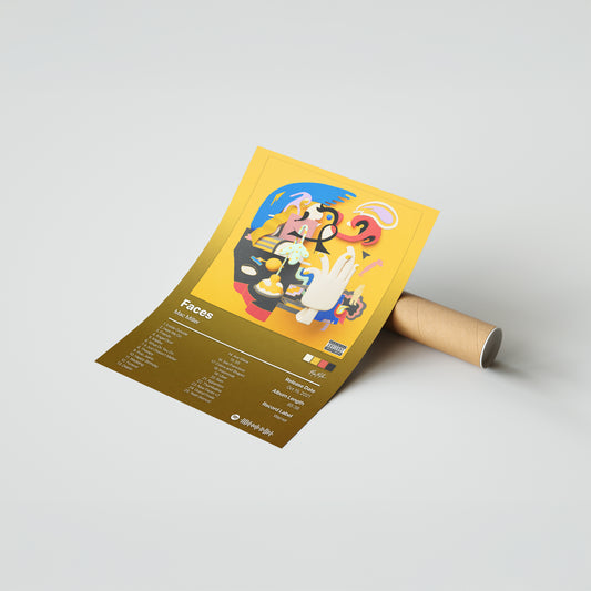 Mac Miller Faces Album Poster