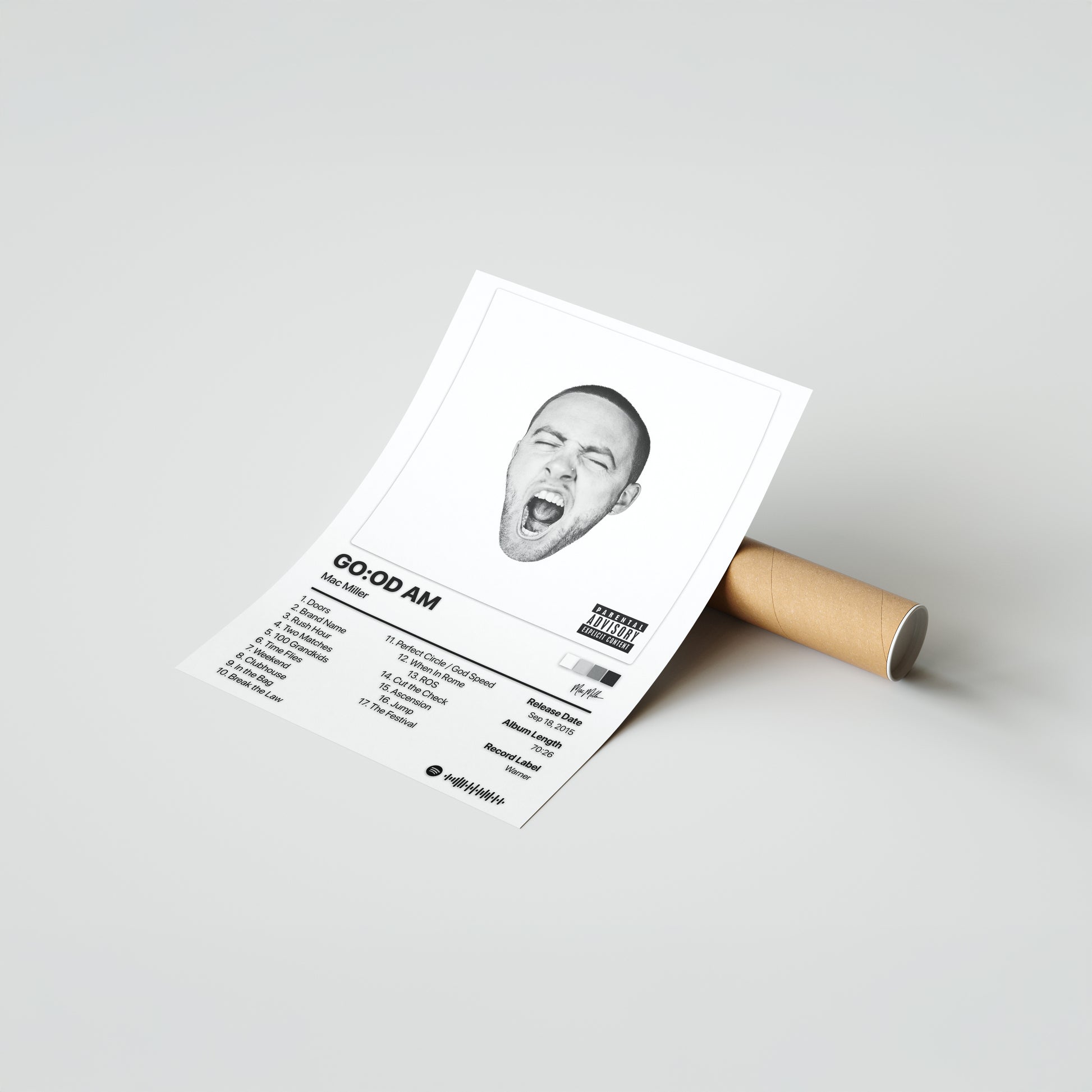 Mac Miller GOOD AM Album Poster