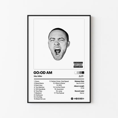 Mac Miller GOOD AM Album Poster