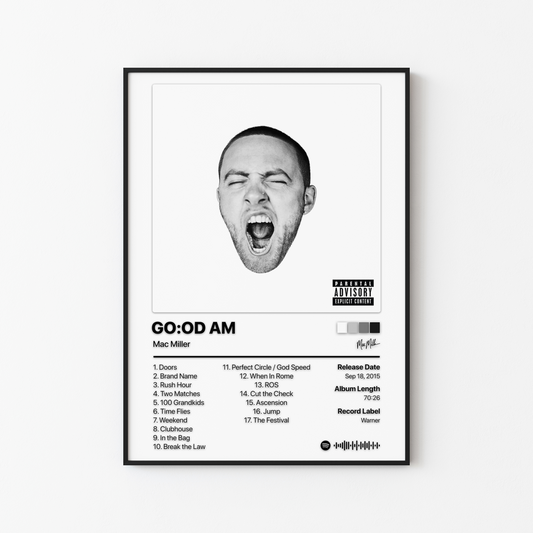 Mac Miller GOOD AM Album Poster
