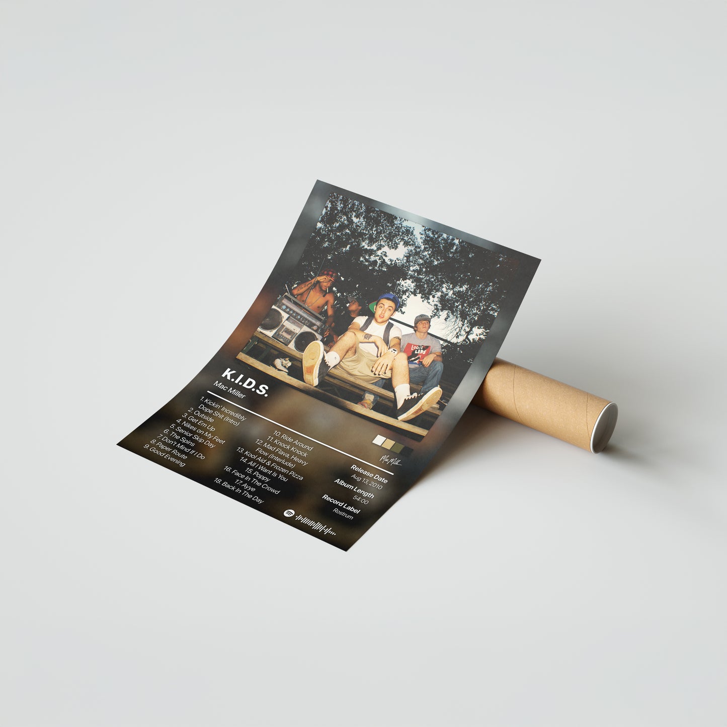 Mac Miller KIDS Album Poster