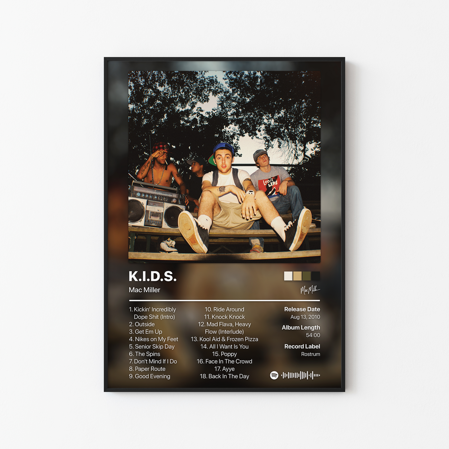 Mac Miller KIDS Album Poster