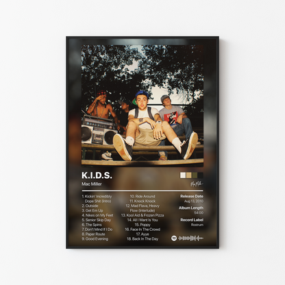 Mac Miller KIDS Album Poster