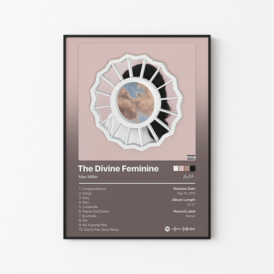 Mac Miller The Divine Feminine Album Poster