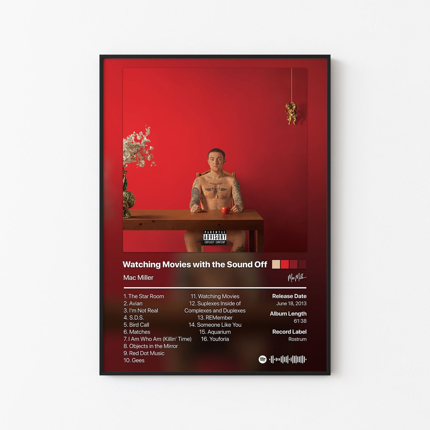 Mac Miller Watching Movies with the Sound Off Album Poster
