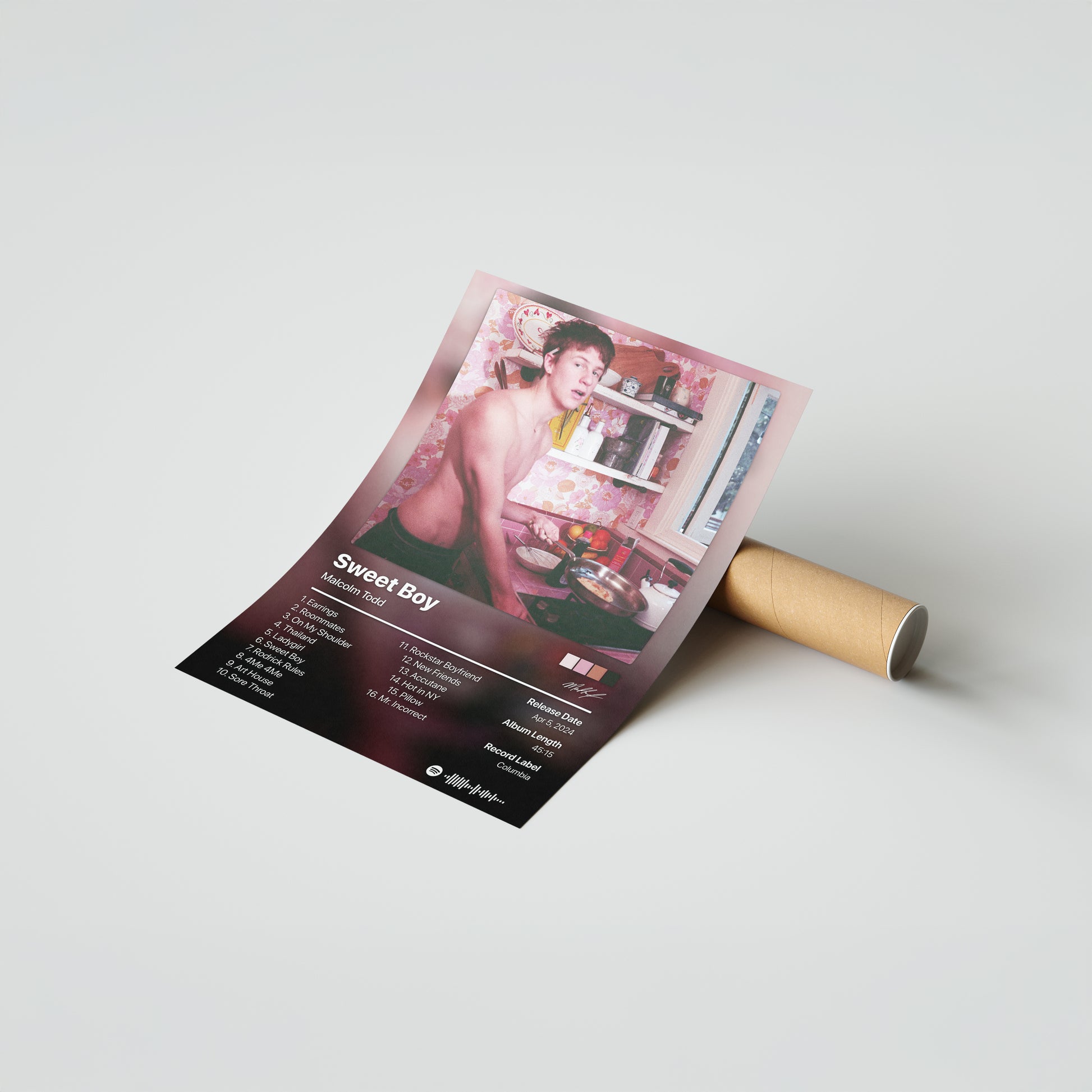 Malcolm Todd Sweet Boy Album Poster