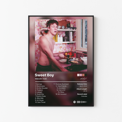 Malcolm Todd Sweet Boy Album Poster