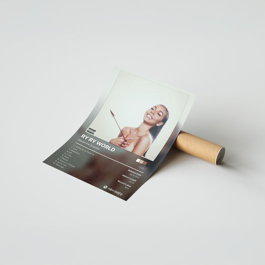 Mariah the Scientist RY RY WORLD Album Poster