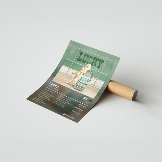 Megan Moroney Lucky Album Poster