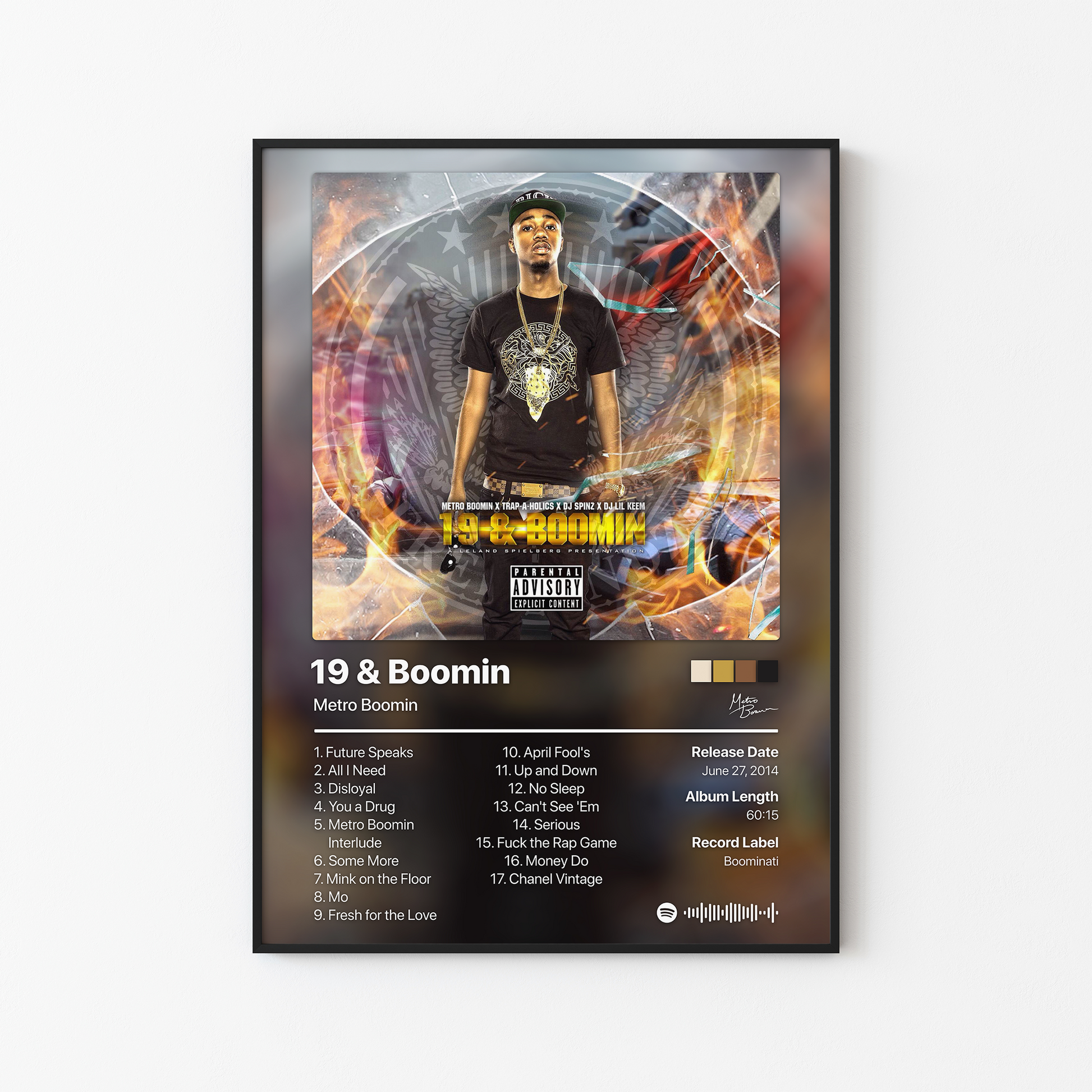 Metro Boomin 19 & Boomin Album Poster