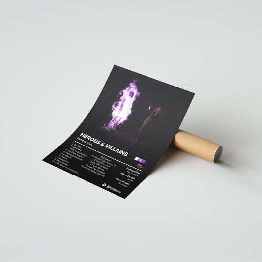 Metro Boomin HEROES & VILLAINS (Villains Version) Album Poster