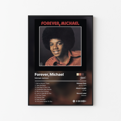 Michael Jackson Forever, Michael Album Poster