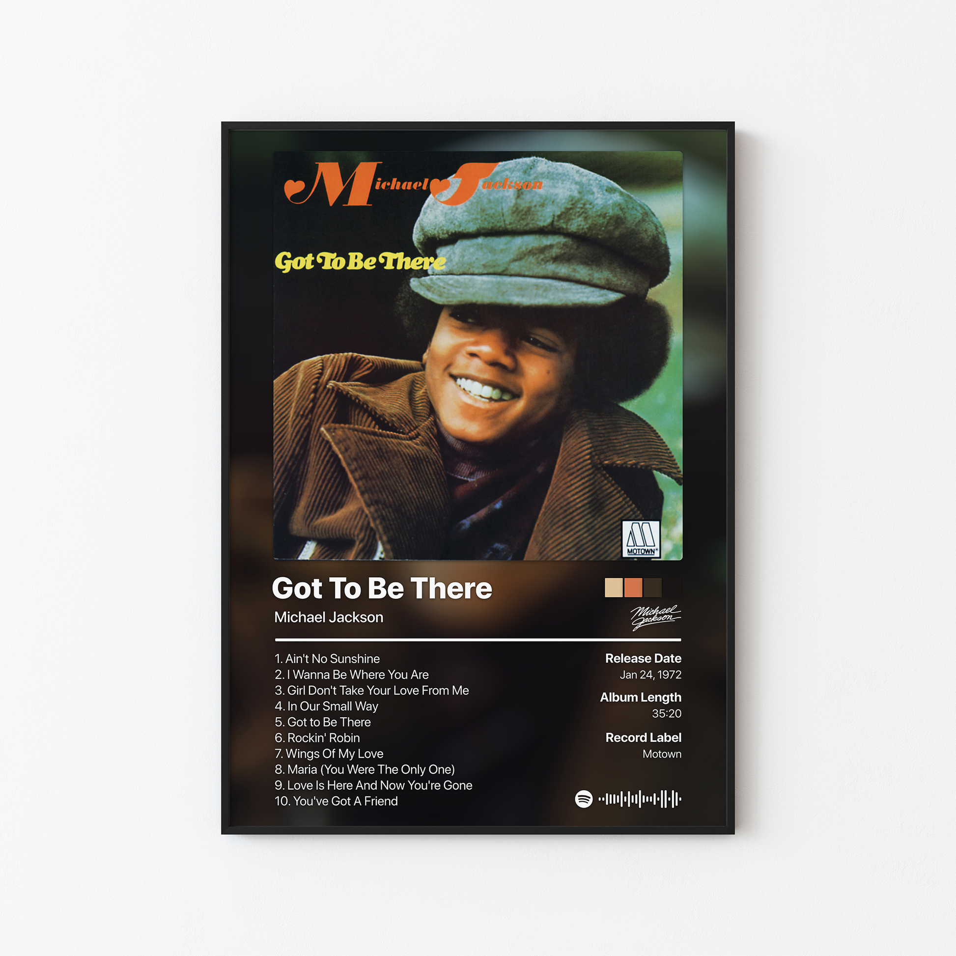 Michael Jackson Got To Be There Album Poster