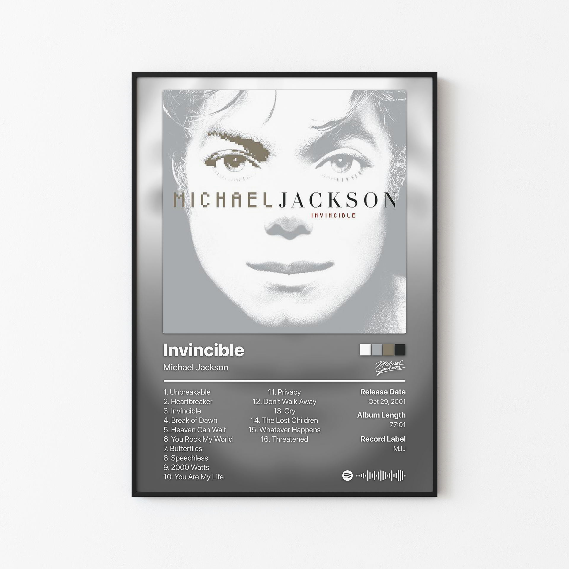 マイケル・ジャクソン インヴィンシブル ポスター Michael Jackson 