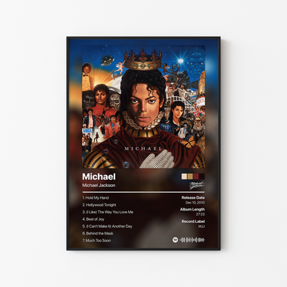 Michael Jackson Michael Album Poster