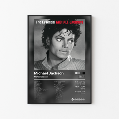 Michael Jackson The Essential Album Poster