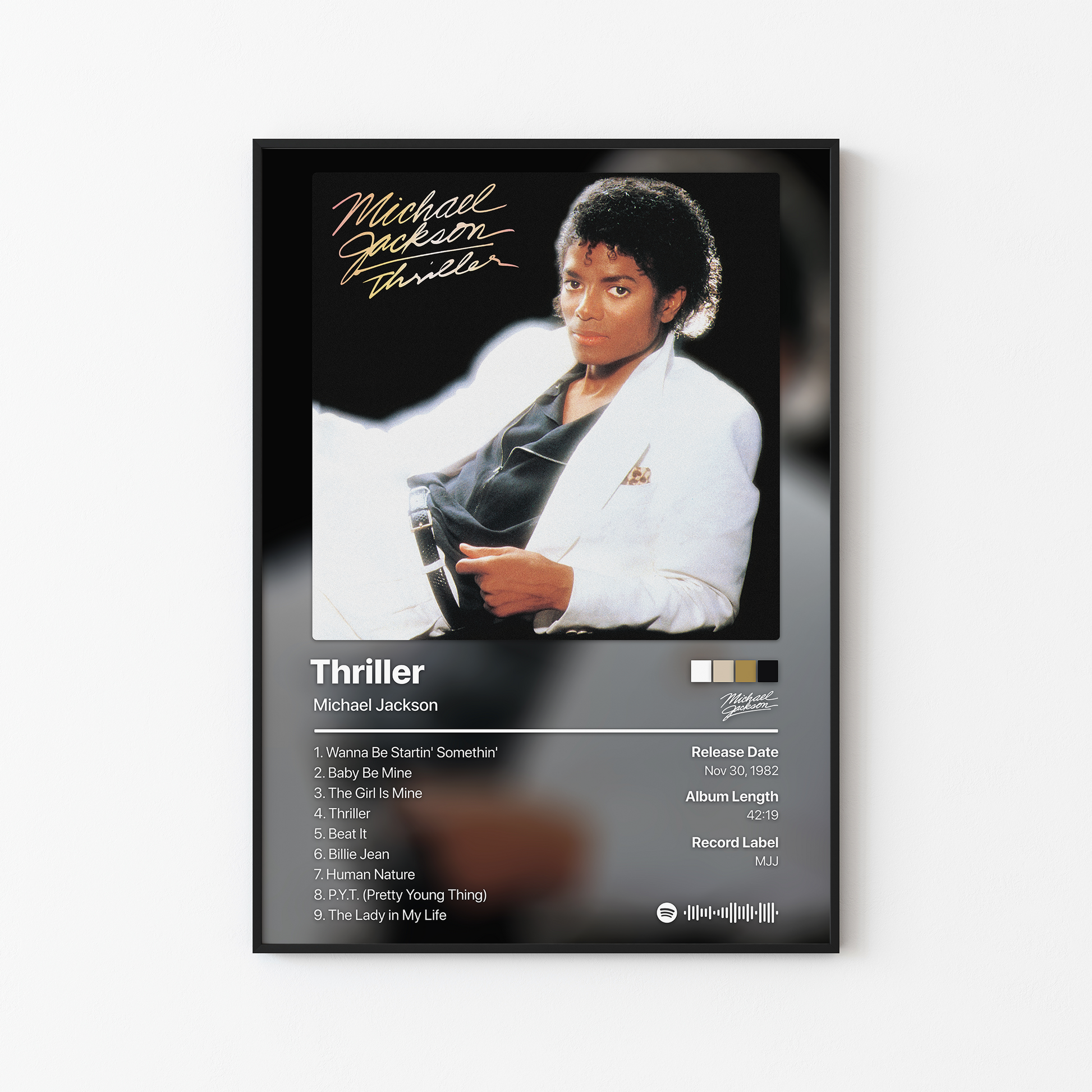 Michael Jackson Thriller Album Poster