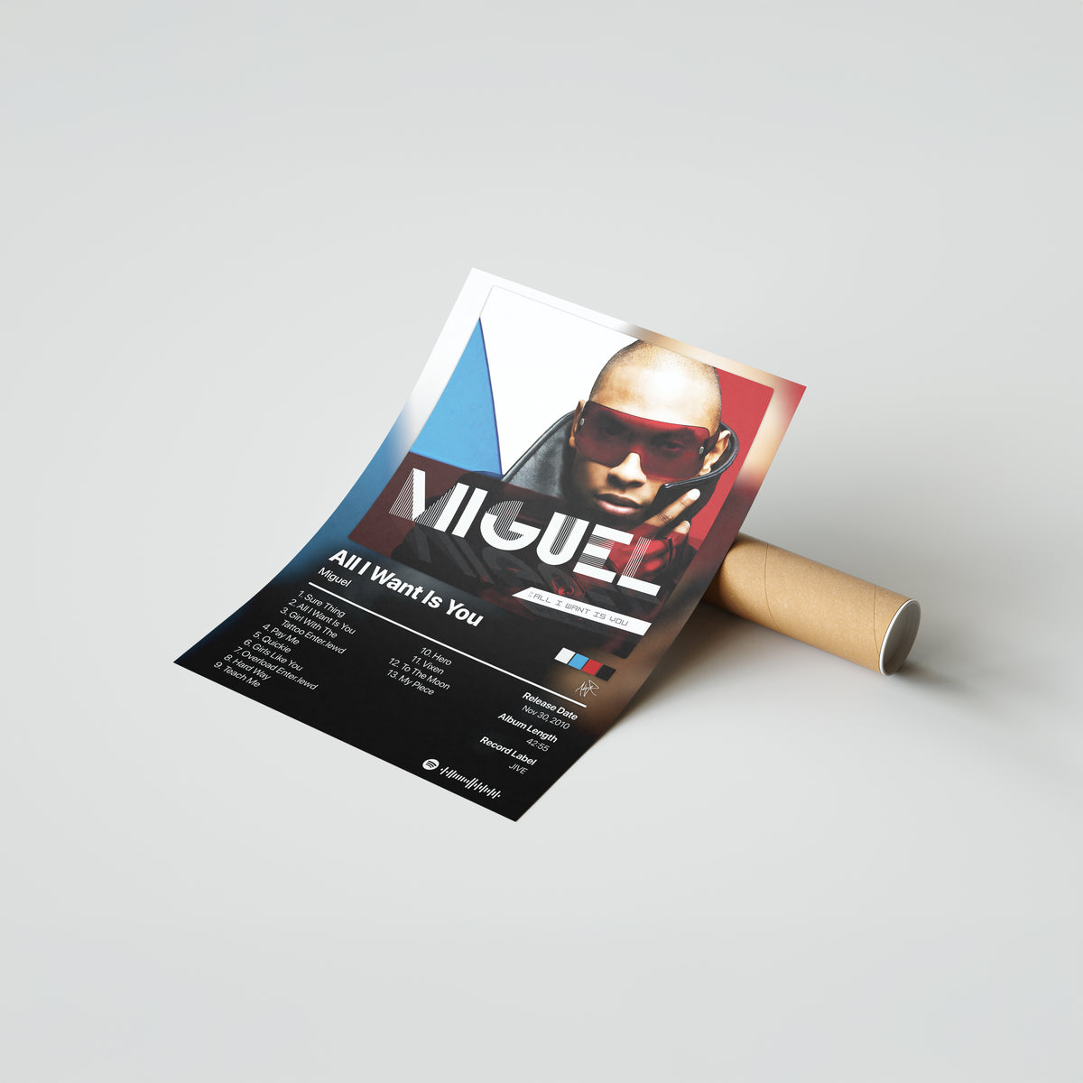 Miguel All I Want Is You Album Poster