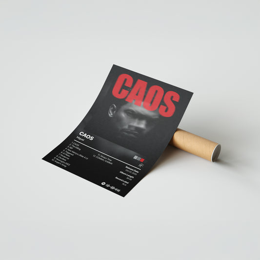 Miguel CAOS Album Poster