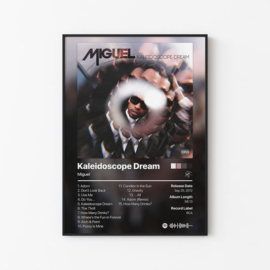 Miguel Kaleidoscope Dream Album Poster