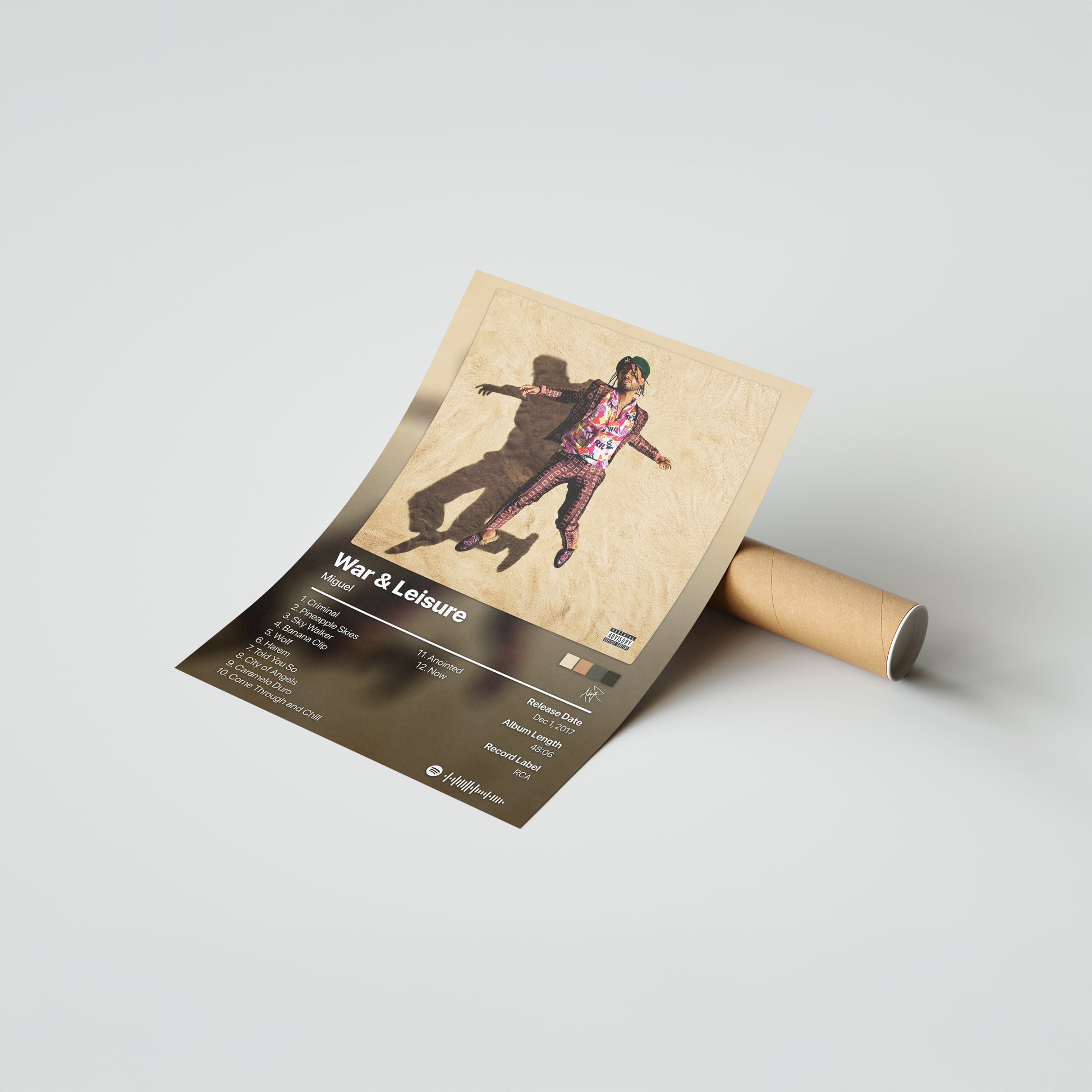Miguel War & Leisure Album Poster