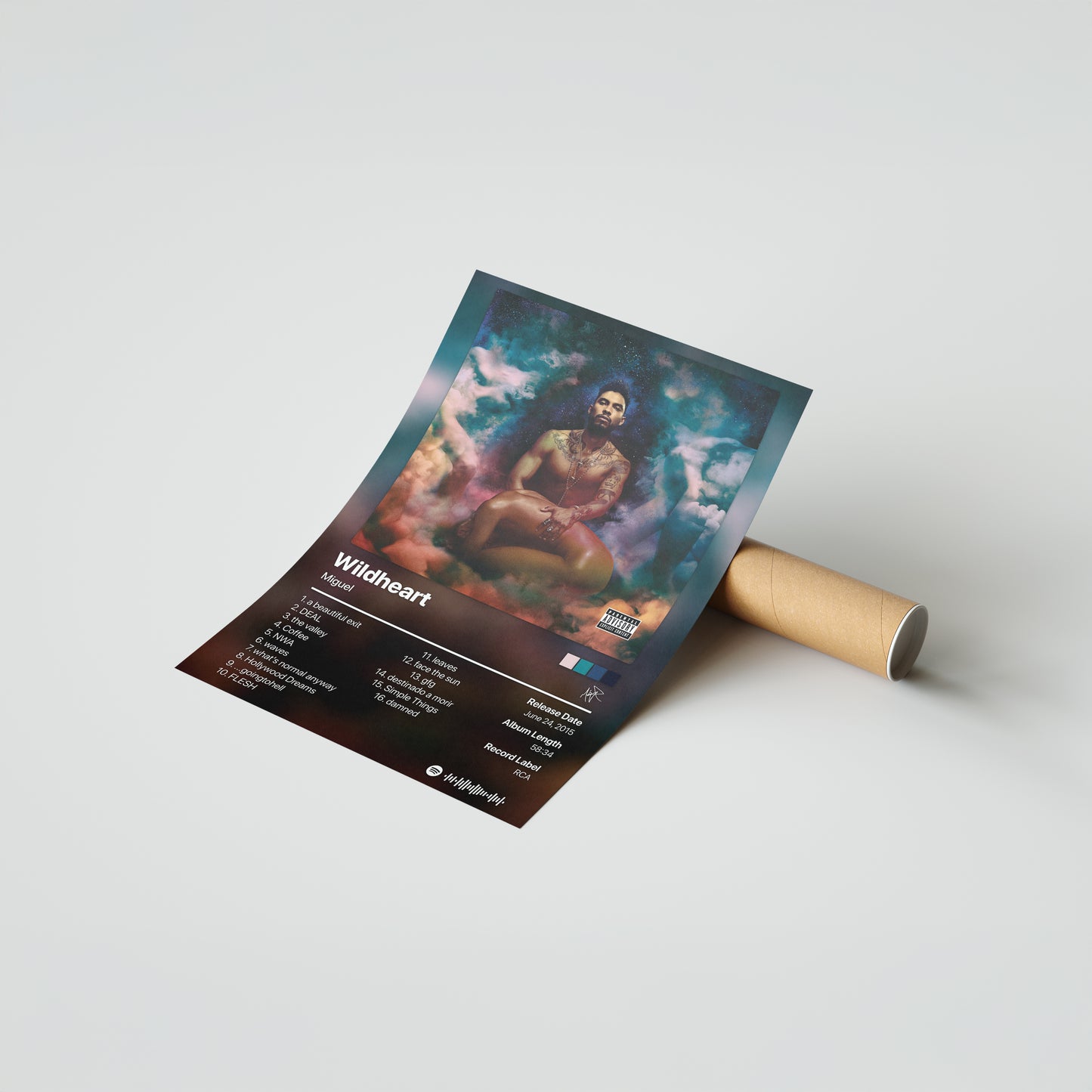 Miguel Wildheart Album Poster