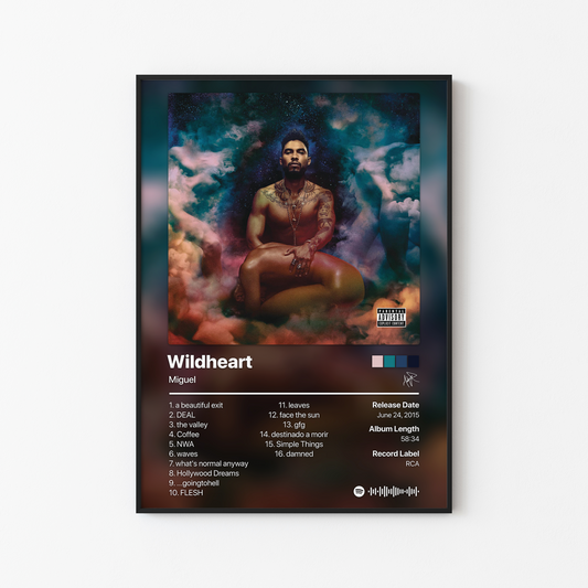 Miguel Wildheart Album Poster